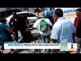 Agarran a golpes a presunto secuestrador en Guanajuato | Noticias con Francisco Zea