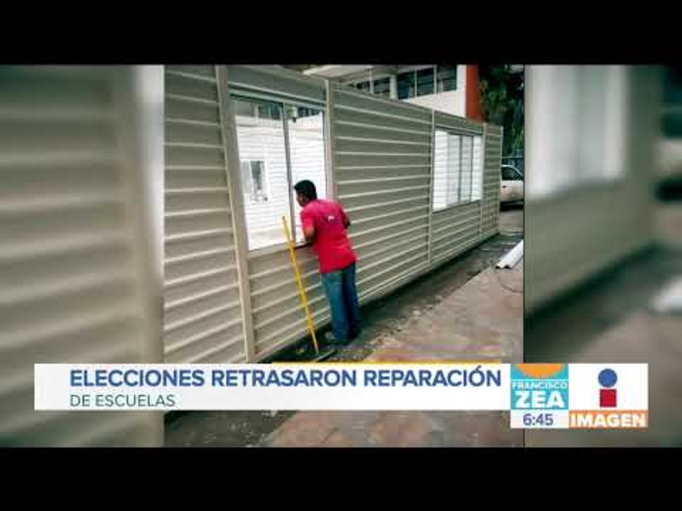 Escuelas dañadas por sismos no fueron atendidas porque hubo campañas | Noticias con Zea