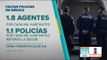 Según lineamientos de la ONU, ¡Faltan policías en México! | Noticias con Francisco Zea