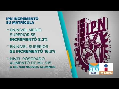 IPN incrementa matrícula en sus 3 niveles educativos | Noticias con Francisco Zea