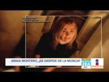 Amaia Montero ¿se despide de la música? | Noticias con Francisco Zea