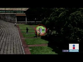 Fue suspendido el vigilante de la UNAM que no hizo nada cuando porros agredían a estudiantes