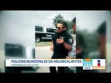 Policías municipales de Aguascalientes le arrebatan el celular a una mujer | Noticias con Paco Zea