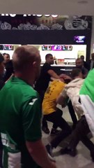 LET'S HEAD OUT TO THE CONCOURSE TO SEE HOW EVERYONE IS HANDLING THIS. #UFC229