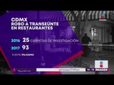 Asaltos suben en restaurantes de la CDMX | Noticias con Yuriria