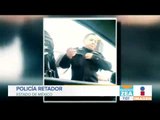 Policía reta a golpes a conductor | Noticias con Francisco Zea