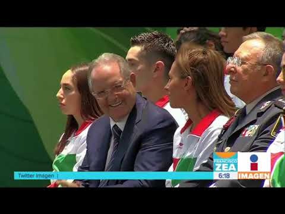 Abandera Peña Nieto a delegación para los Centroamericanos | Noticias con Francisco Zea
