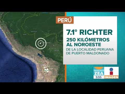Se registra sismo de 7.1 grados en Perú | Noticias con Francisco Zea