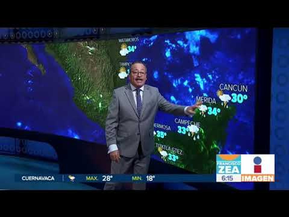 Pronóstico del clima 9 de julio 2018 | Noticias con Francisco Zea