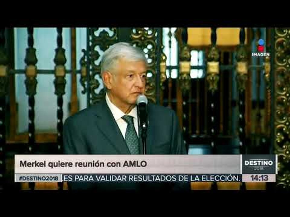 Angela Merkel quiere reunirse con AMLO | Noticias con Yuriria Sierra