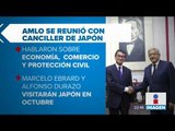 López Obrador se reunió con canciller de Japón | Noticias con Ciro