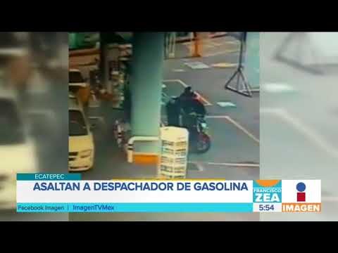 Captan asalto a despachador de gasolina en Ecatepec | Noticias con Francisco Zea