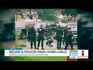 Mojan a policía para humillarlo frente a mando | Noticias con Francisco Zea