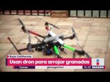 Usan un dron para lanzar granadas contra el Secretario de Seguridad | Noticias con Yuriria Sierra