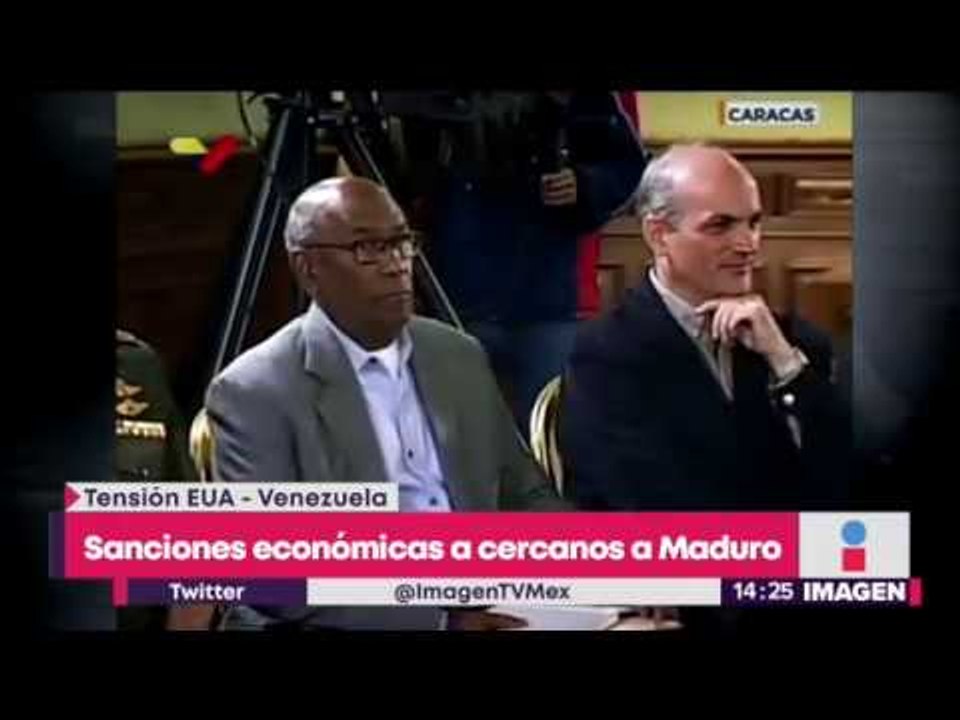 Sancionarán a cercanos a Nicolás Maduro | Noticias con Yuriria Sierra