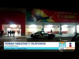 Roba tabletas y teléfonos en tienda de autoservicio en la Ciudad de México | Noticias con Paco Zea