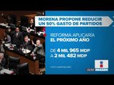 Morena presenta iniciativa para reducir financiamiento a partidos políticos | Noticias con Ciro