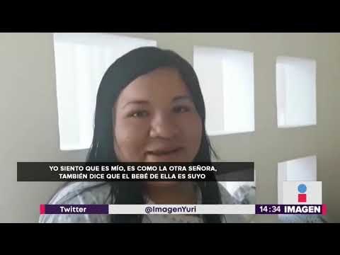 ¿CUÁL ES MI BEBÉ? Mujeres en Puebla aseguran que les cambiaron al bebé | Noticias con Yuriria