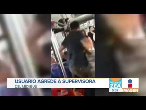 Usuario agrede a supervisora de Mexibús por no dejarlo subir con su perro | Noticias con Zea
