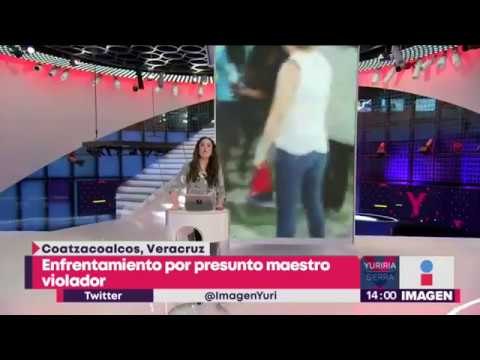 Agarran a golpes a presunto maestro violador | Noticias con Yuriria Sierra