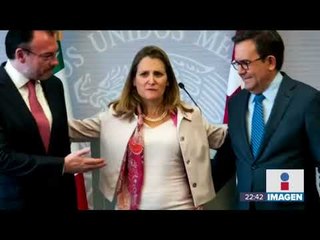 La canciller de Canadá refrendó que el #TLCAN es de tres | Noticias con Ciro