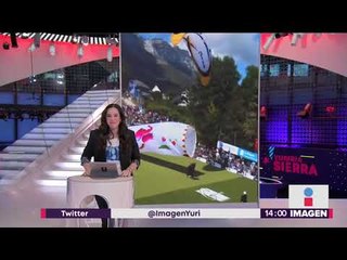 ¡Marionetas en el cielo! Se suben en parapente para hacer espectáculo | Noticias con Yuriria