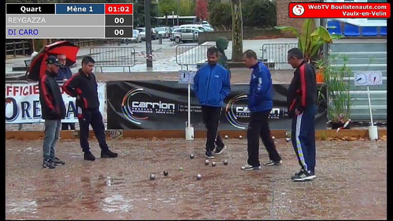 International à pétanque de Vaulx-en-Velin 2018 : Quart REYGAZA vs DI CARO