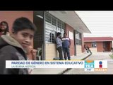 México, uno de los pocos países con paridad de género en escuelas | Noticias con Zea