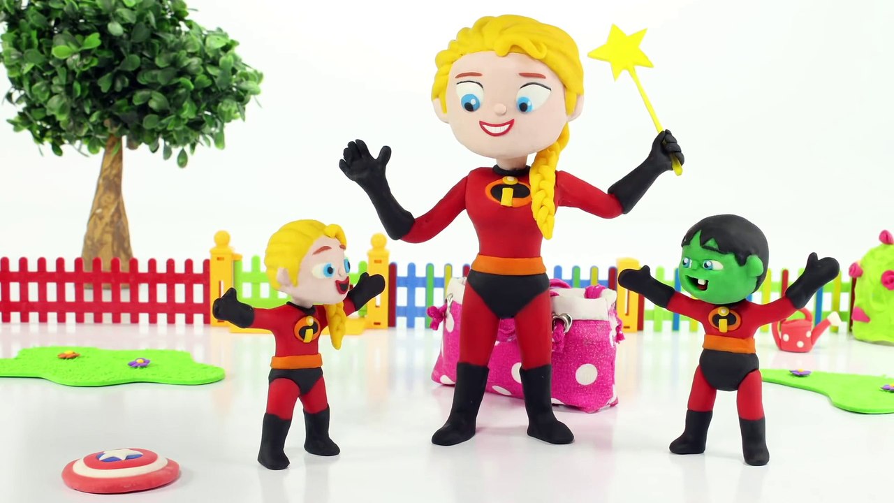 SUPERHERO GIRLS GOT A GIANT ICE CREAM ❤ SUPERHERO PLAY DOH CARTOONS FOR KIDS