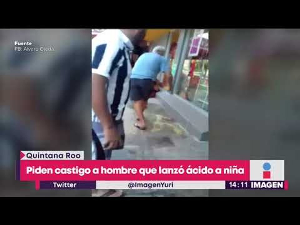 Hombre lanza ácido a niña indígena porque "hací...
