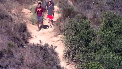 EXCLUSIVE - Justin Bieber Singing As He Comes Down The Mountain