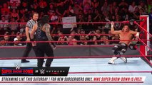Roman Reigns vs. Dolph Ziggler- Raw, Oct. 1, 2018