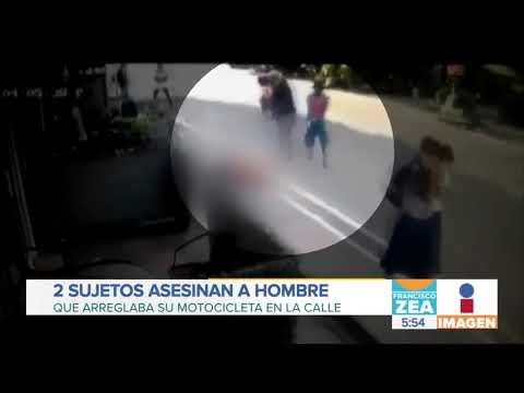 2 sujetos asesinan a hombre que reparaba motocicleta | Noticias con Francisco Zea