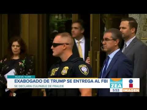 Exabogado de Trump se entrega al FBI | Noticias con Francisco Zea