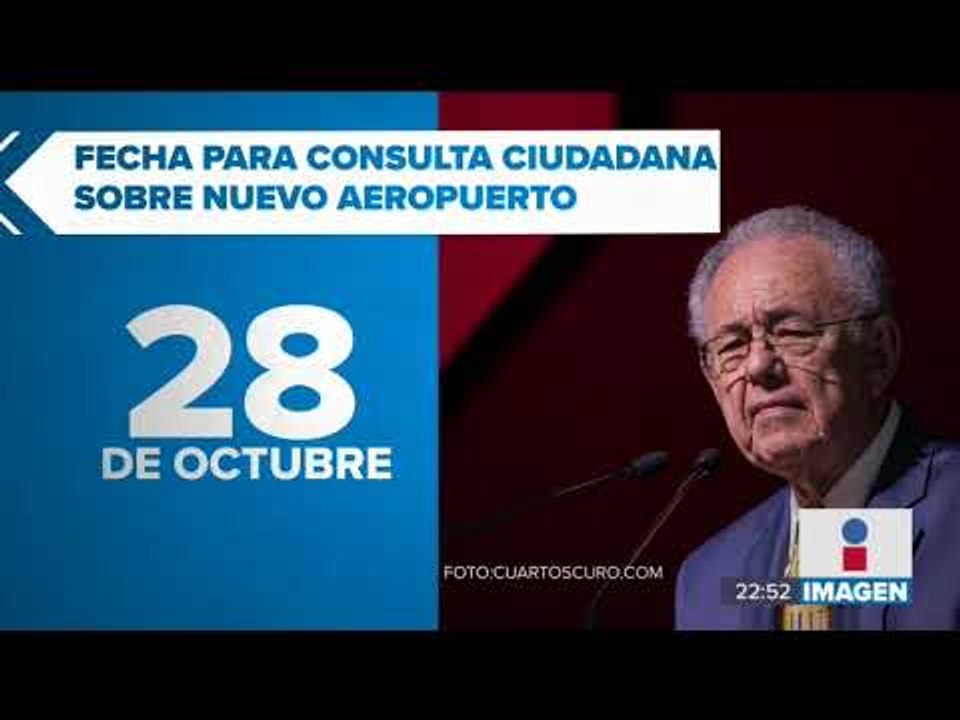 Ya hay fecha para la consulta ciudadana sobre el NAICM | Noticias con Ciro