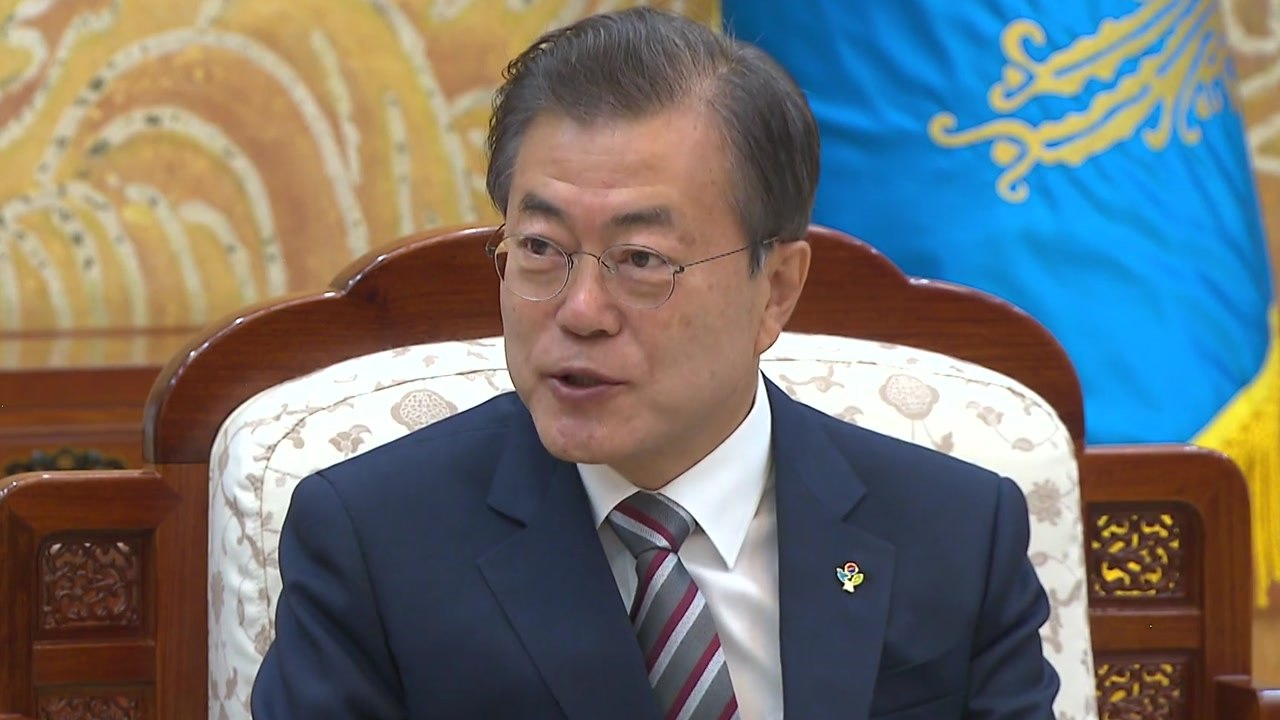 문재인 대통령, 폼페이오 면담 시작...폼페이오 "싱가포르 합의 진전 이룰 것" / YTN