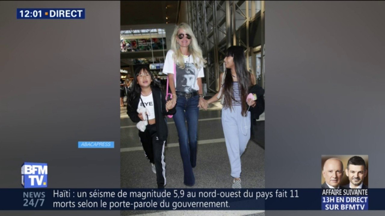 Laeticia Hallyday est de retour en France, pour la sortie de l'album posthume de Johnny Hallyday