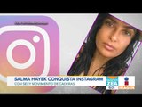 Salma Hayek enciende las redes sociales bailando en bikini | Noticias con Francisco Zea