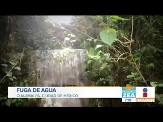 Descomunal fuga de agua en Cuajimalpa | Noticias con Francisco Zea