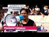¡Sector salud de Tabasco está en paro! | Noticias con Yuriria Sierra