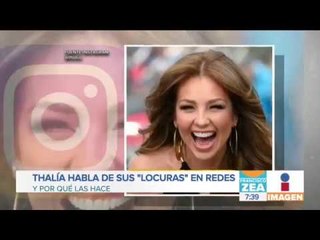 Thalía revela por qué hizo el video de "¿Me escuchan? ¿Me oyen?" | Noticias con Francisco Zea