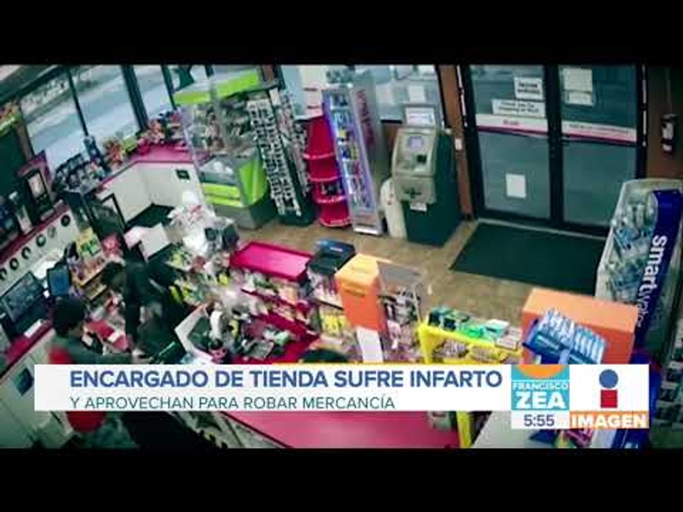 Encargado de tienda sufre infarto y aprovechan para robar mercancía | Noticias con Francisco Zea