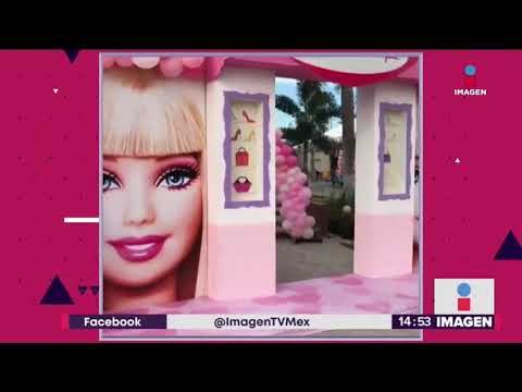 Hijas del Chapo Guzmán festejan cumpleaños con temática de Barbie | Noticias con Yuriria
