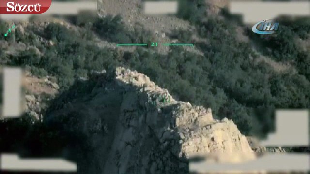 Türk savaş uçakları Kuzey Irak'taki terör hedeflerini böyle vurdu