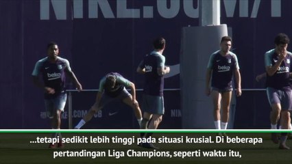 Messi tingkatkan levelnya lebih tinggi di pertandingan besar - Valverde