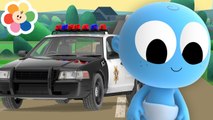 Veículos em Cores Para Crianças | Carro da Polícia e Trem Com Goo Goo | Aprendendo Com BabyFirst