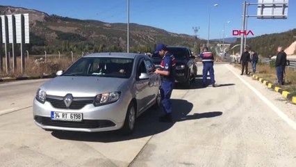 Çankırı'da Helikopter Destekli Trafik Denetimi Yapıldı