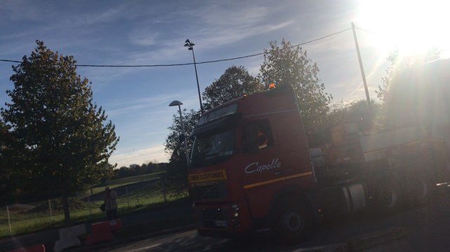 La première rame du tramway de Caen-la-Mer
