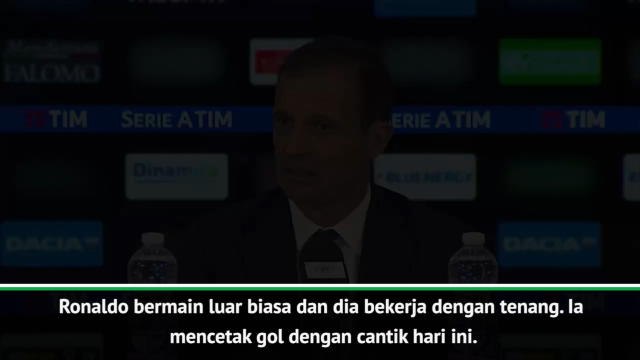 Ronaldo luar biasa dalam kemenangan Juve - Allegri