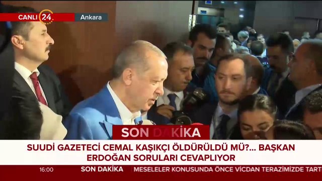 Başkan Erdoğan'dan Cemal Kaşıkçı açıklaması: Savcılık araştırıyor